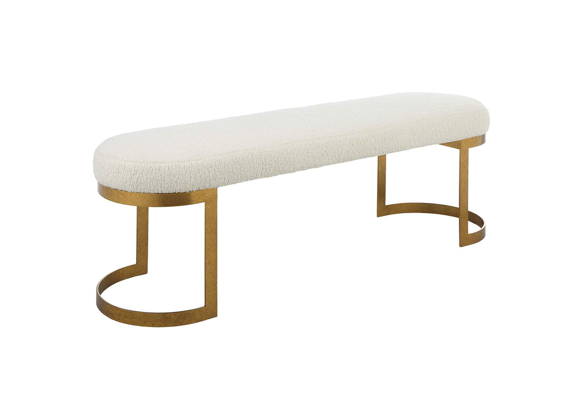 23757 Uttermost Infinity Gold Bench