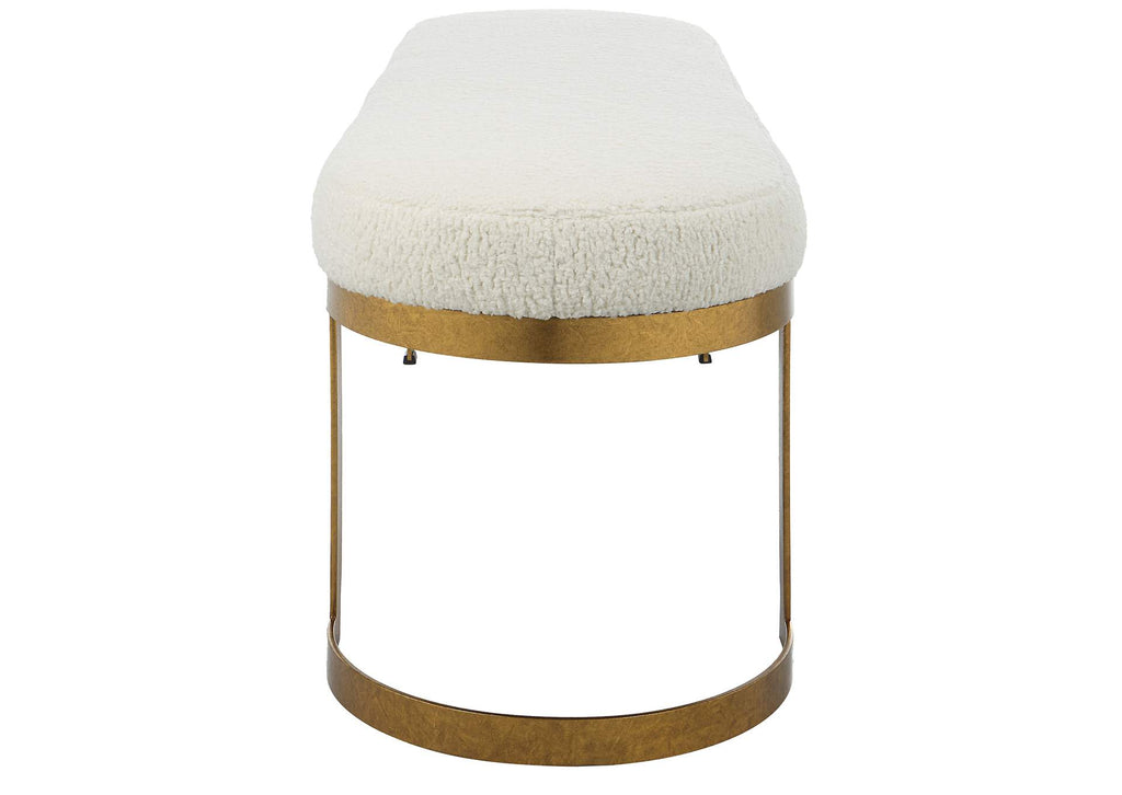 23757 Uttermost Infinity Gold Bench