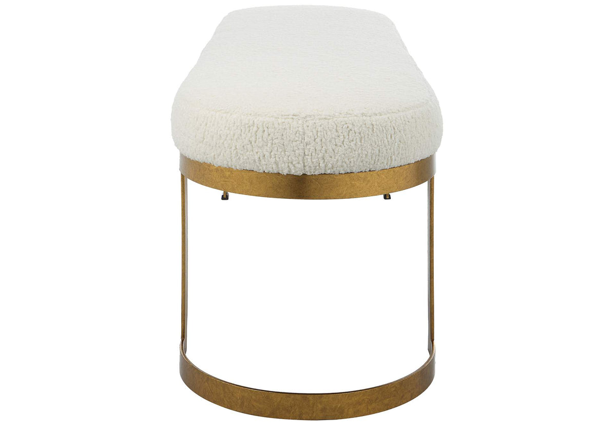 23757 Uttermost Infinity Gold Bench
