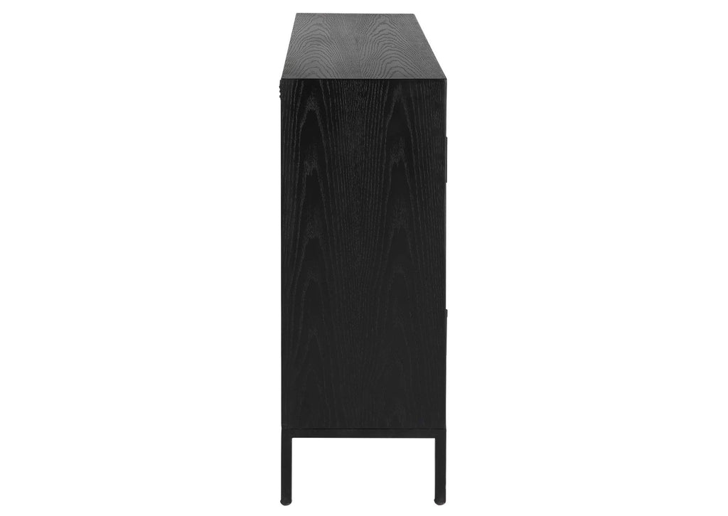 22891 Uttermost Front Range Dark Oak Door Cabinet
