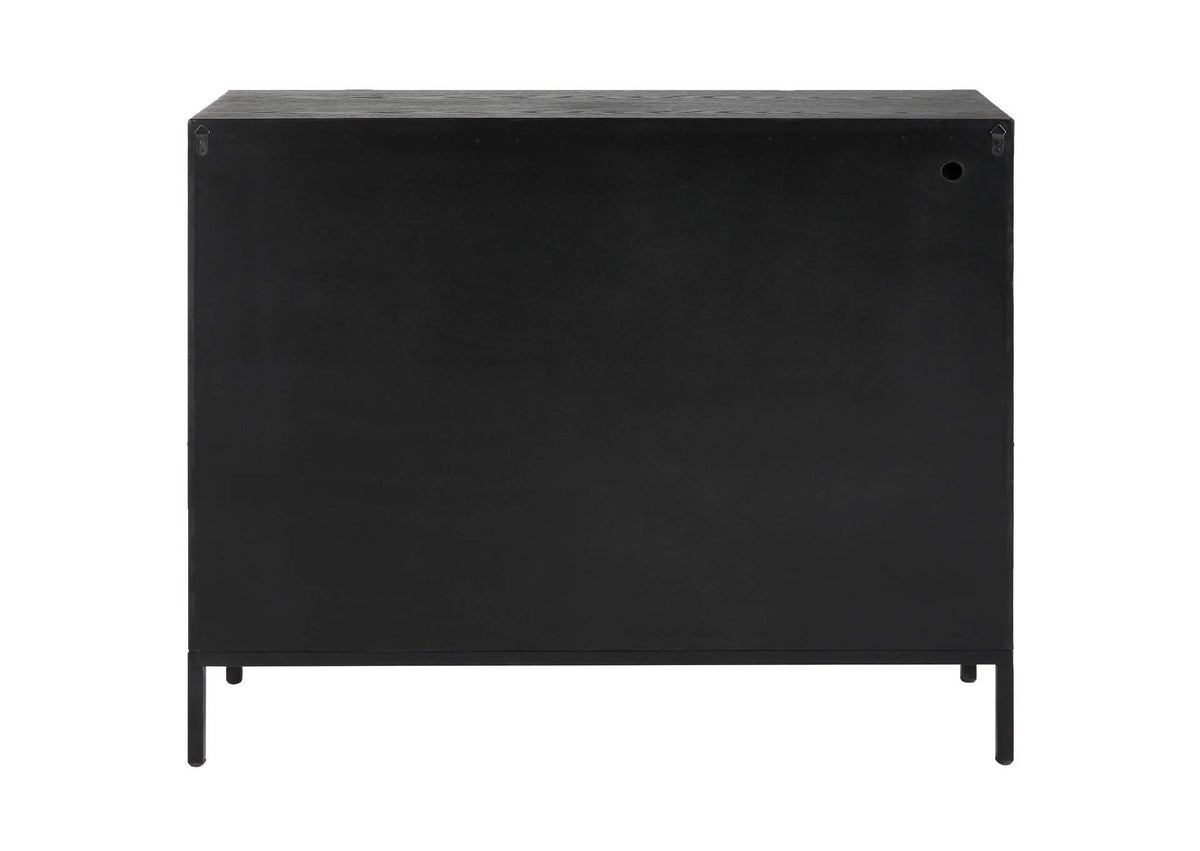 22891 Uttermost Front Range Dark Oak Door Cabinet