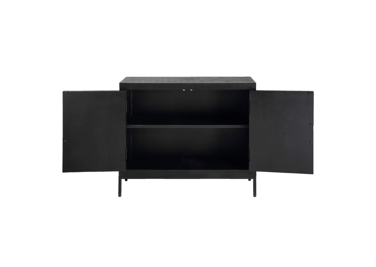 22891 Uttermost Front Range Dark Oak Door Cabinet