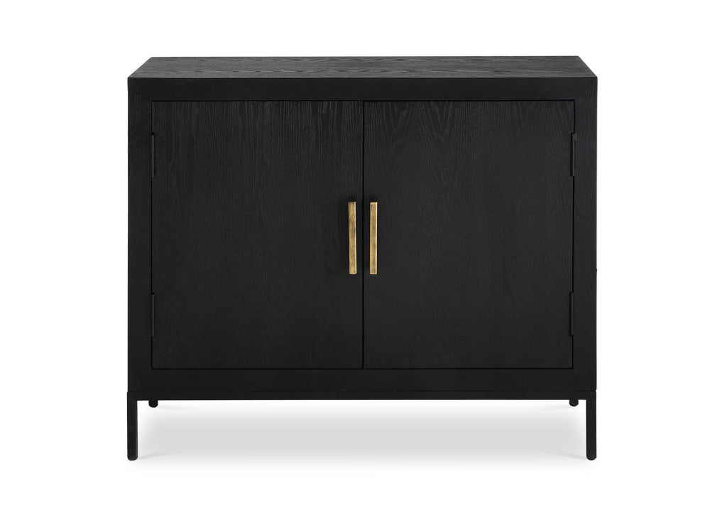 22891 Uttermost Front Range Dark Oak Door Cabinet