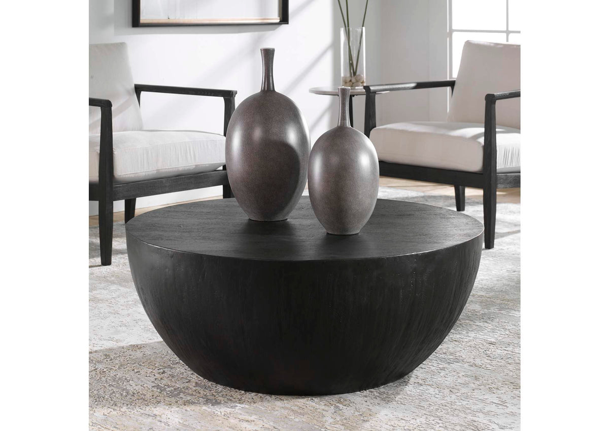 22881 Uttermost Lark Ebony Coffee Table