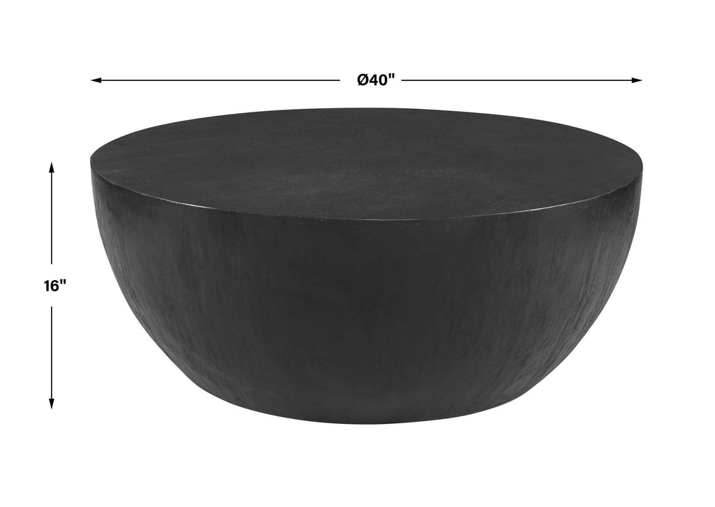 22881 Uttermost Lark Ebony Coffee Table