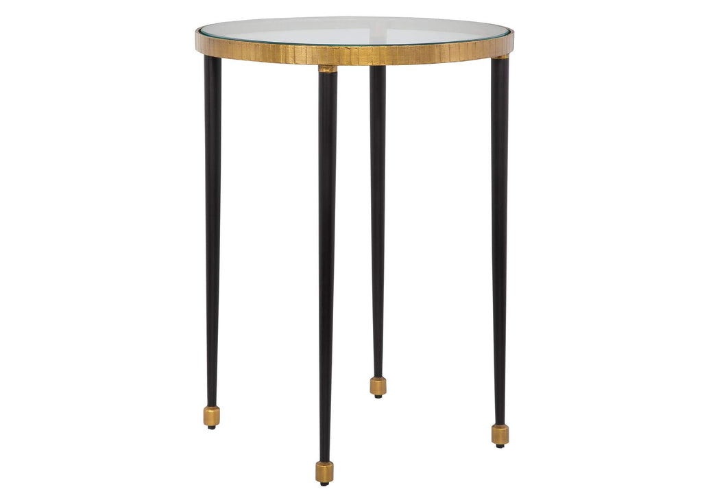 22965 Uttermost Stiletto Antique Gold Side Table