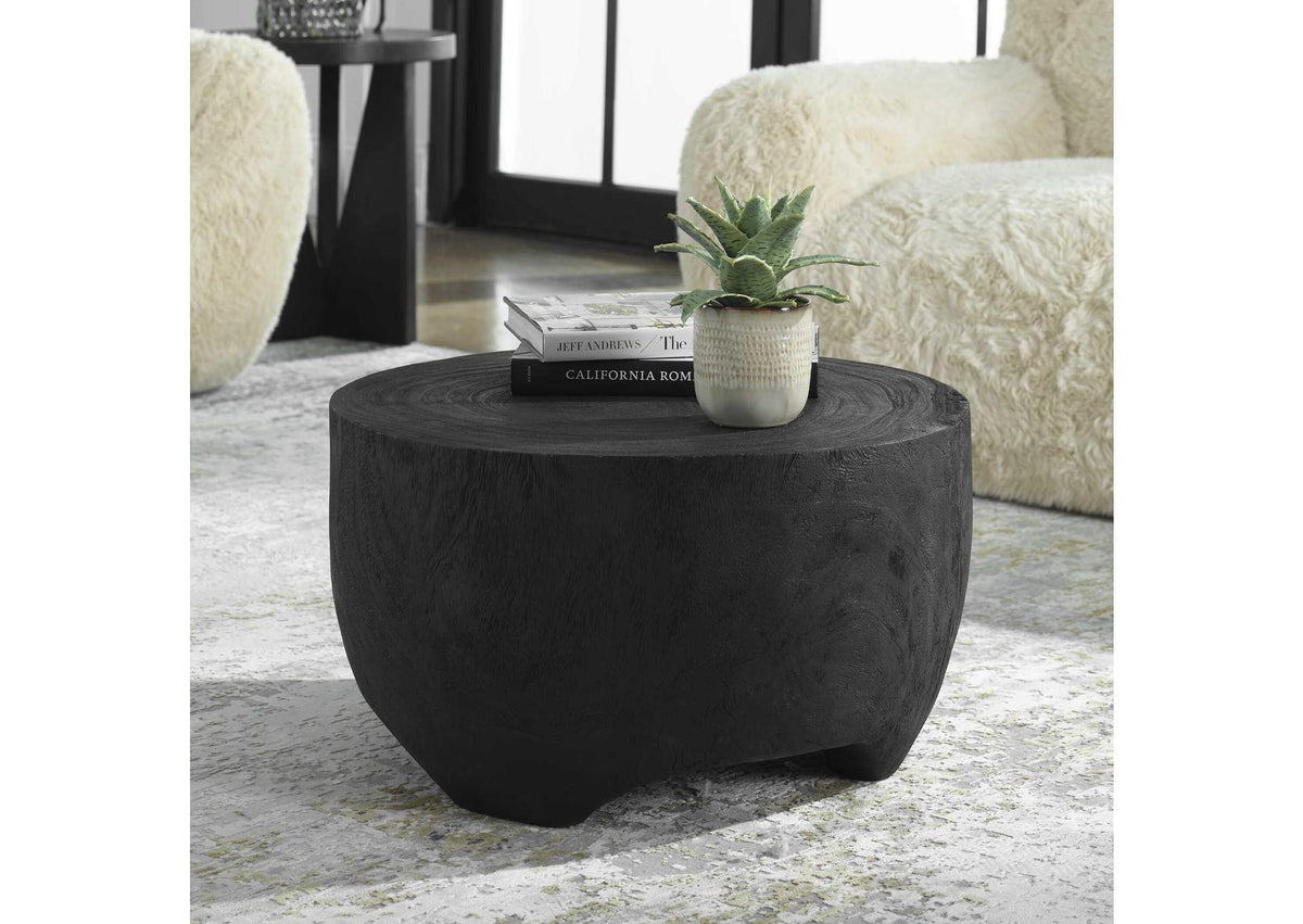 22947 Uttermost Elevate Black Coffee Table