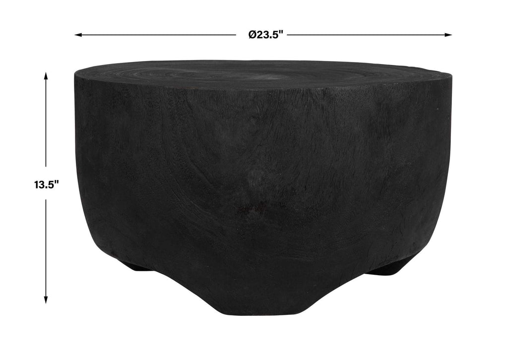 22947 Uttermost Elevate Black Coffee Table