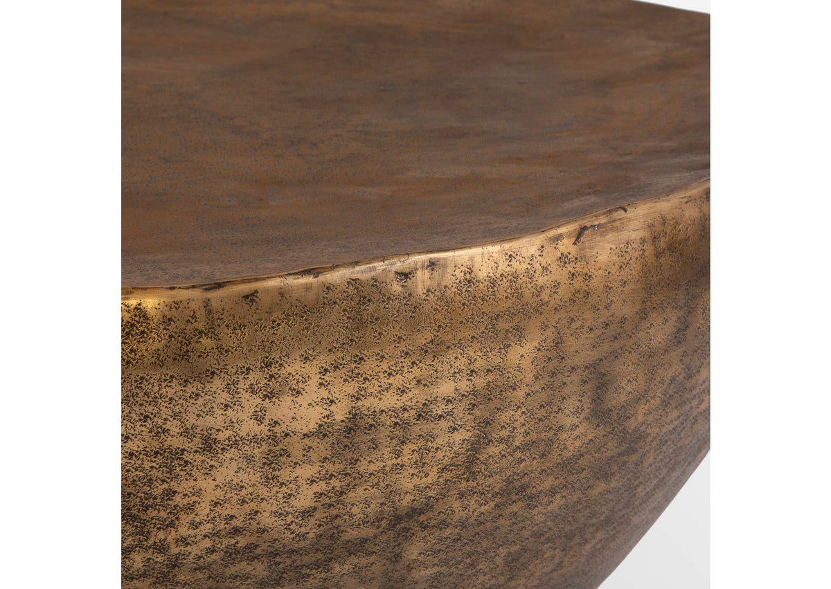 22990 Uttermost Gilded Dome Gold Coffee Table