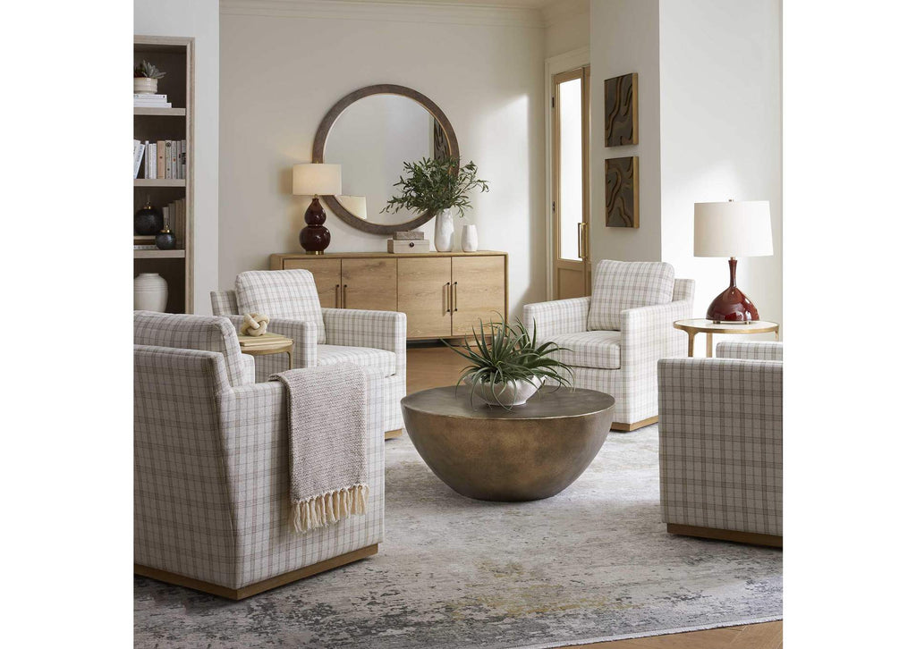 22990 Uttermost Gilded Dome Gold Coffee Table
