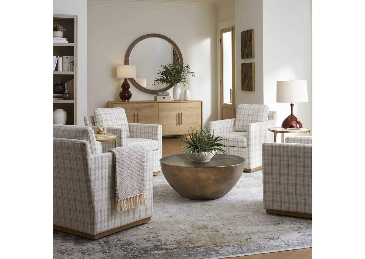 22990 Uttermost Gilded Dome Gold Coffee Table