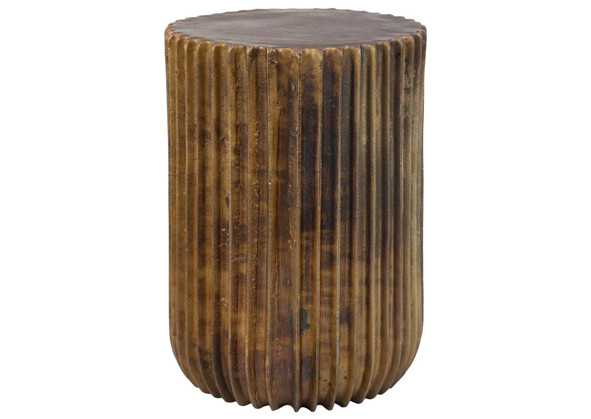 22993 Uttermost Peaks And Valleys Gold Accent Table
