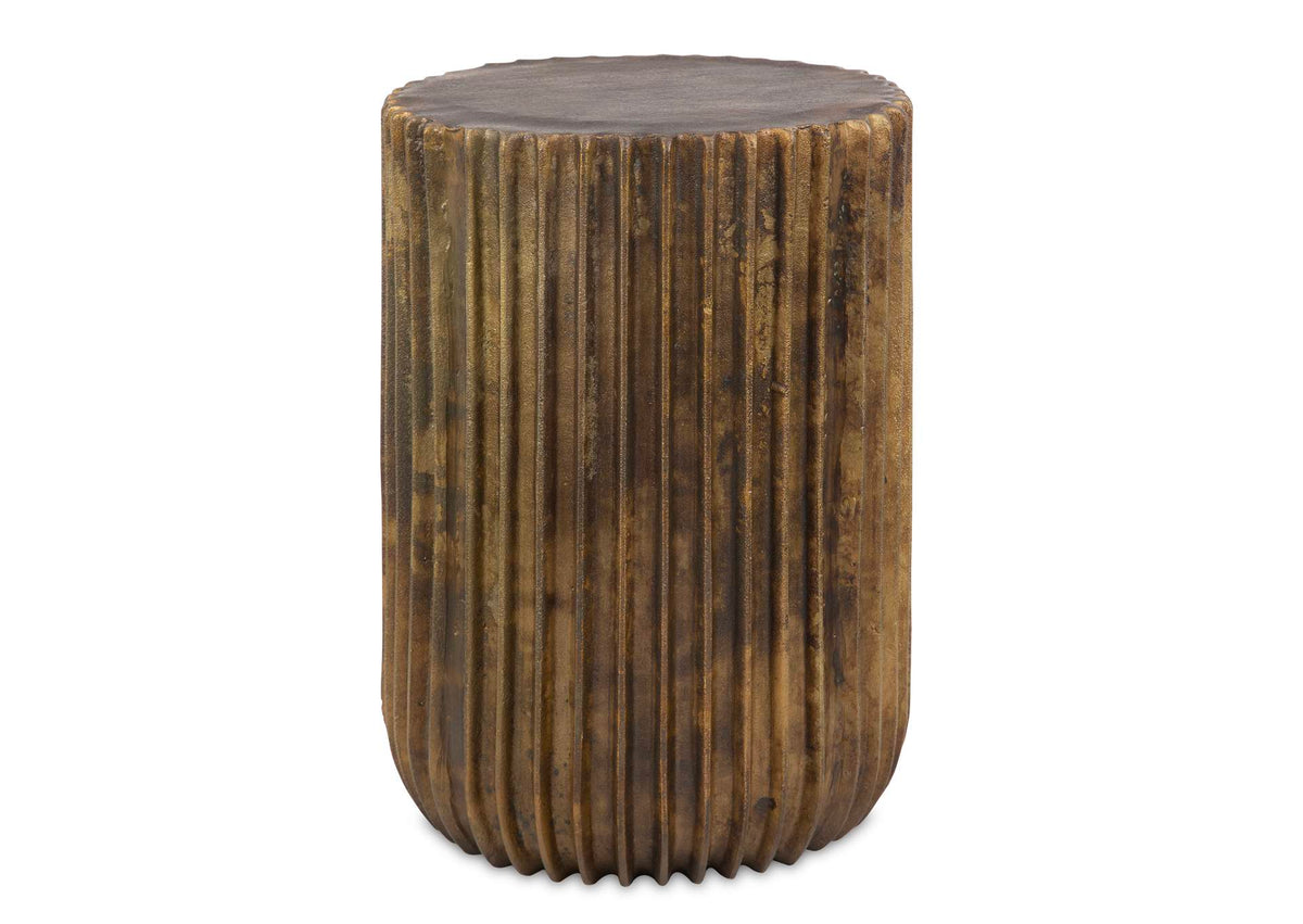22993 Uttermost Peaks And Valleys Gold Accent Table
