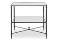22984 Uttermost Henzler Mirrored Steel Lamp Table