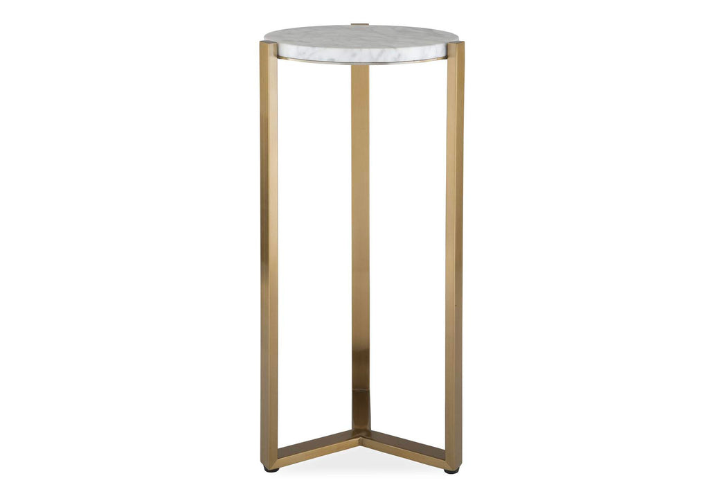 24254 Uttermost Pietra Carrara Marble Drink Table