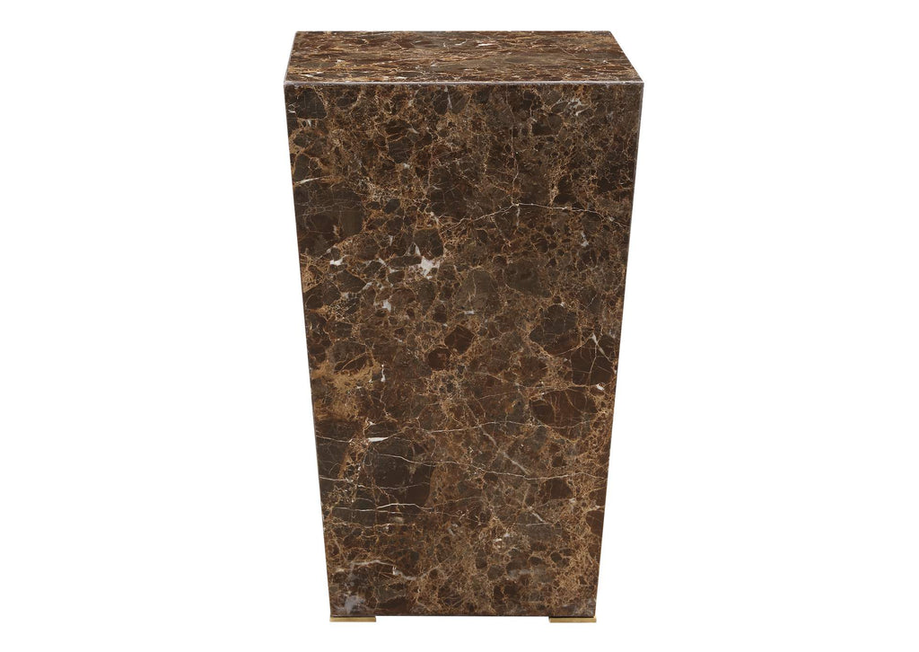 24879 Uttermost Poe Marble Accent Table
