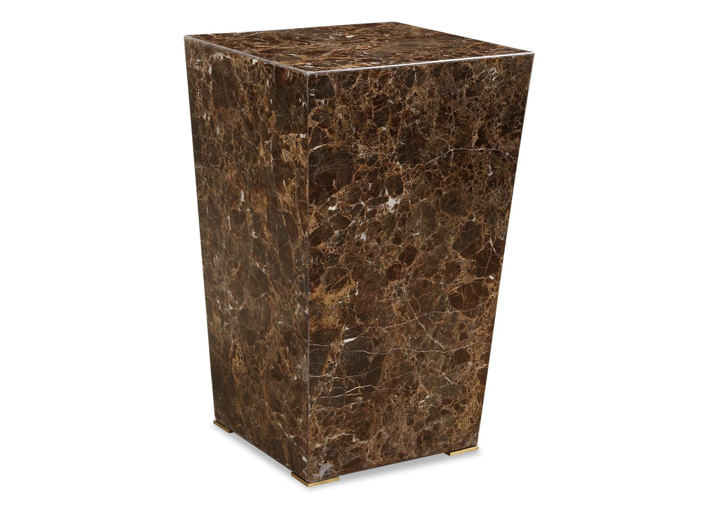 24879 Uttermost Poe Marble Accent Table
