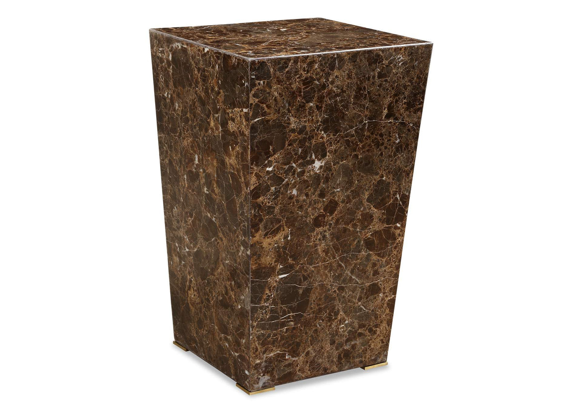 24879 Uttermost Poe Marble Accent Table