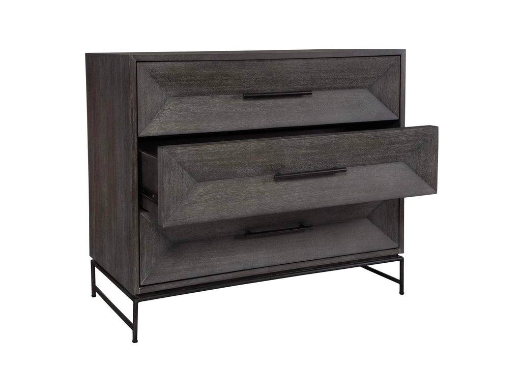 24671 Uttermost Knox Dark Walnut Accent Chest