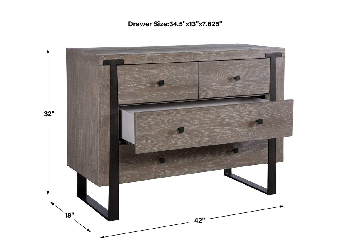 25748 Uttermost Gabriel Oak Accent Chest
