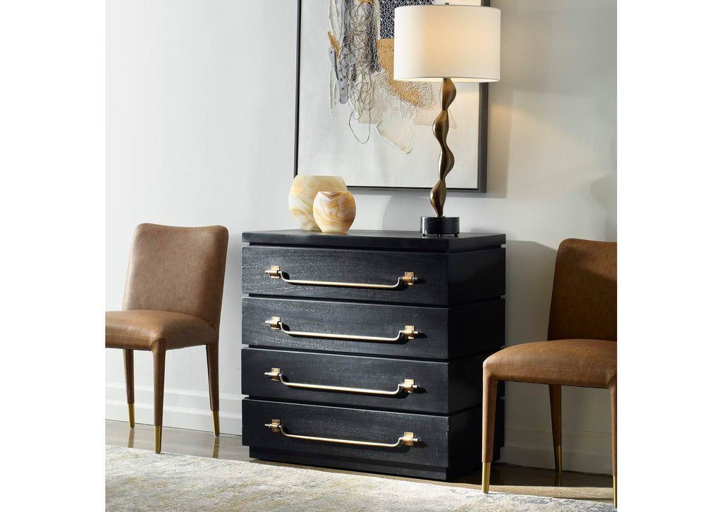 26002 Uttermost Halifax Mahogany Accent Chest