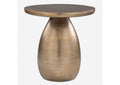 50028 Uttermost Antigua Antique Brass Side Table