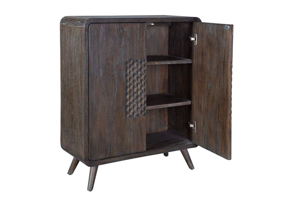 50014 Uttermost Hausen Door Mid Century Cabinet