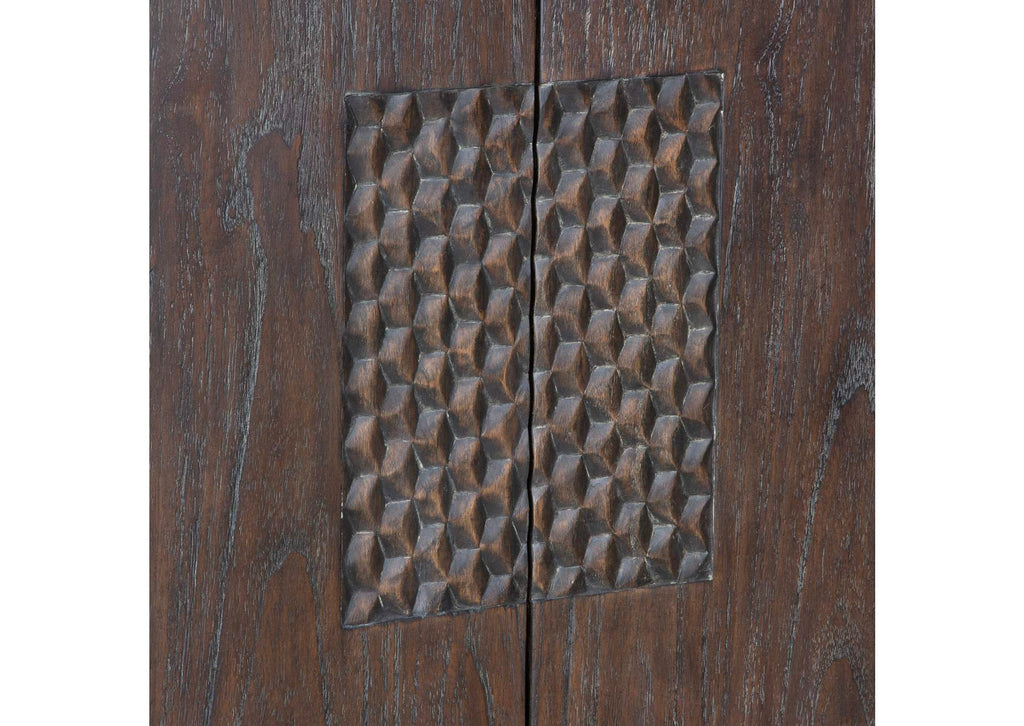 50014 Uttermost Hausen Door Mid Century Cabinet