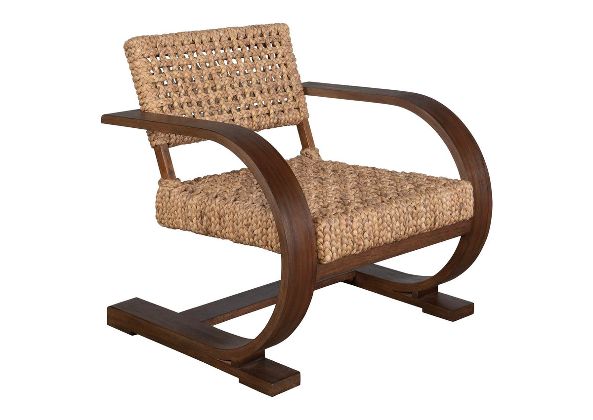 50024 Uttermost Rehema Walnut Accent Chair