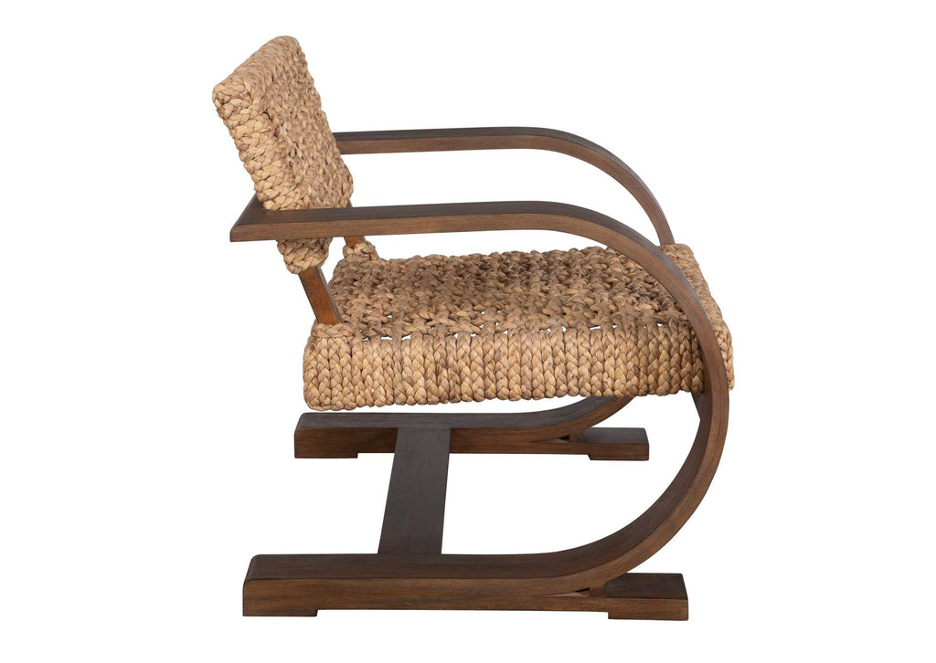 50024 Uttermost Rehema Walnut Accent Chair