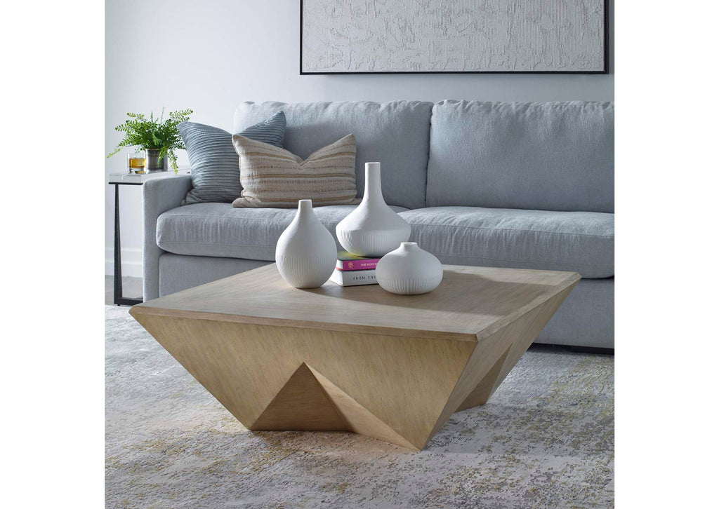 50042 Uttermost Collins Modern Light Gray Coffee Table