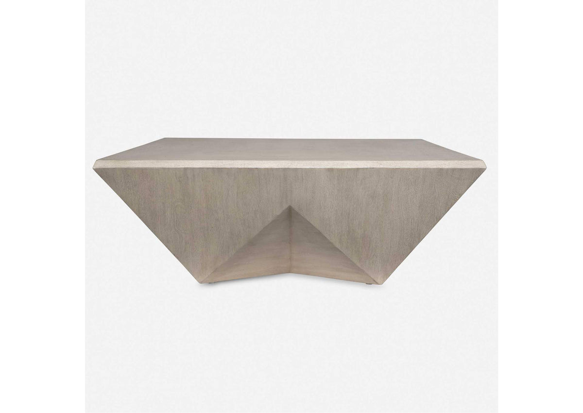 50042 Uttermost Collins Modern Light Gray Coffee Table