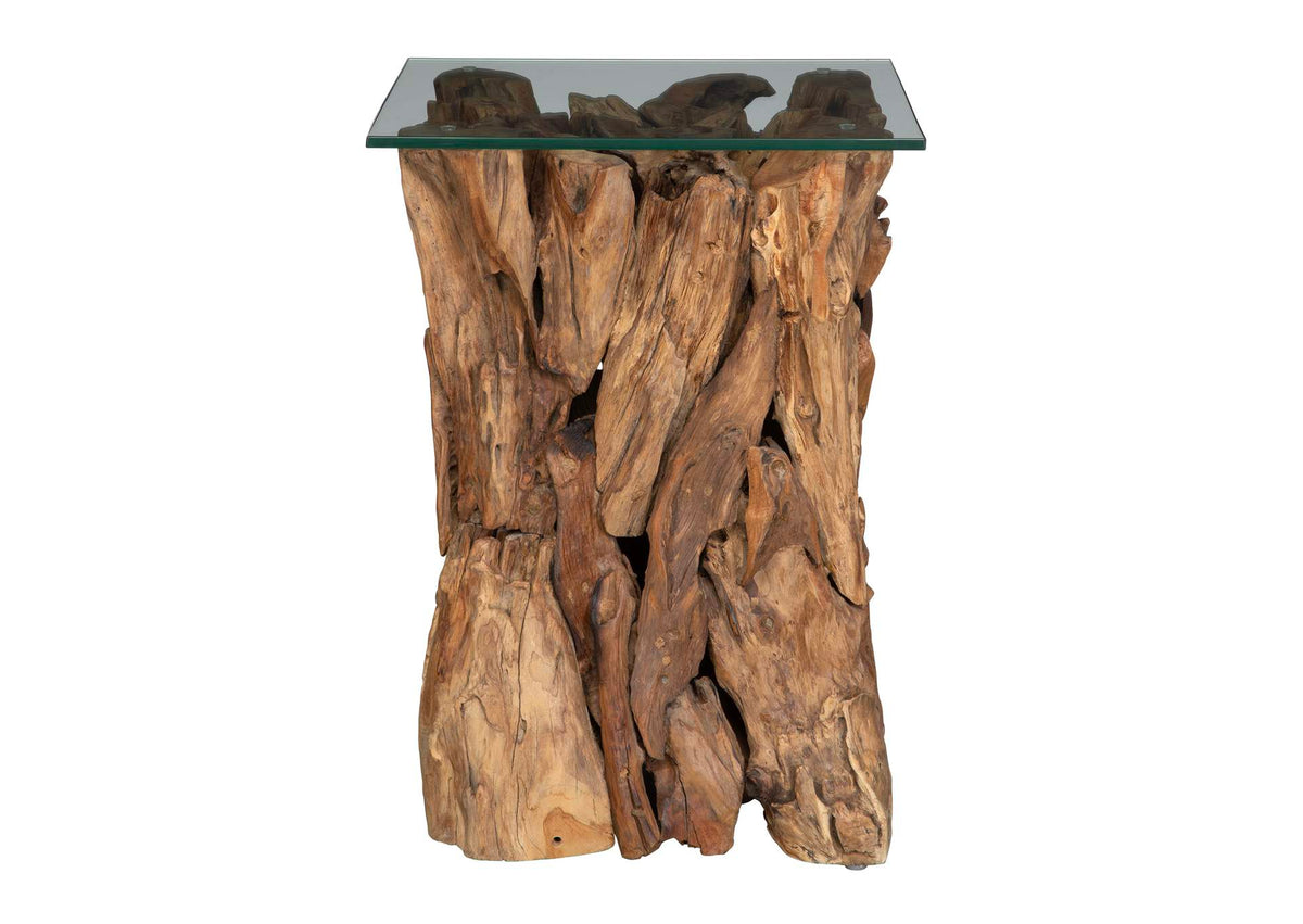 50064 Uttermost Rozel Teak Wood End Table