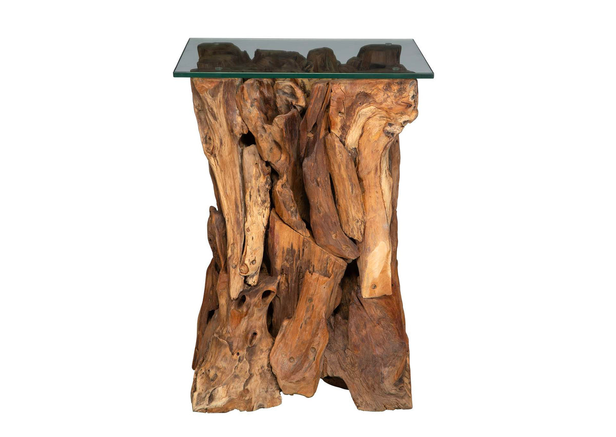 50064 Uttermost Rozel Teak Wood End Table