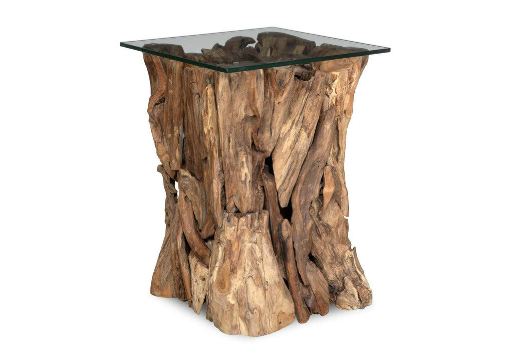 50064 Uttermost Rozel Teak Wood End Table