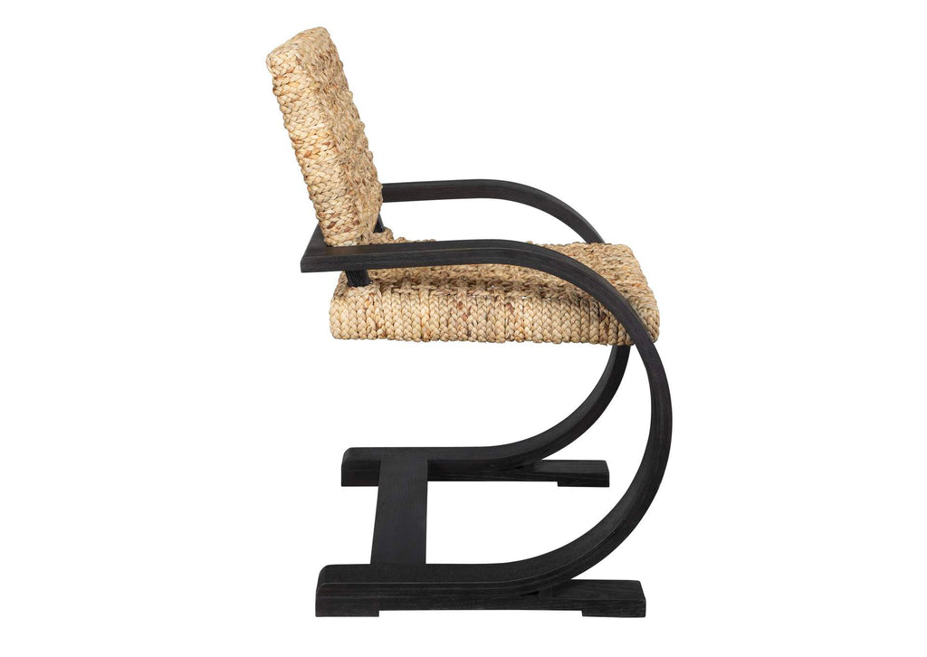 50078 Uttermost Rehema Black Dining Chair