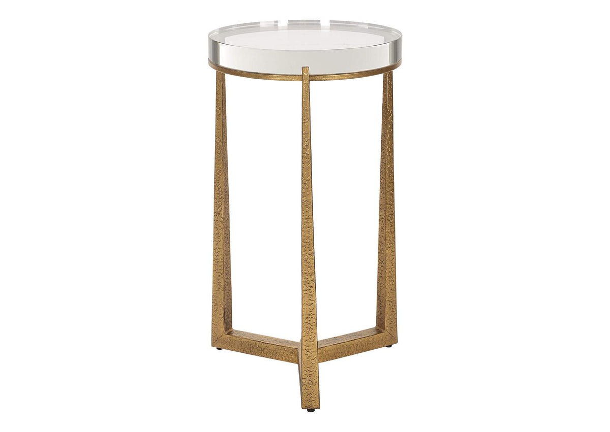 50091 Uttermost Midas Antique Gold Accent Table