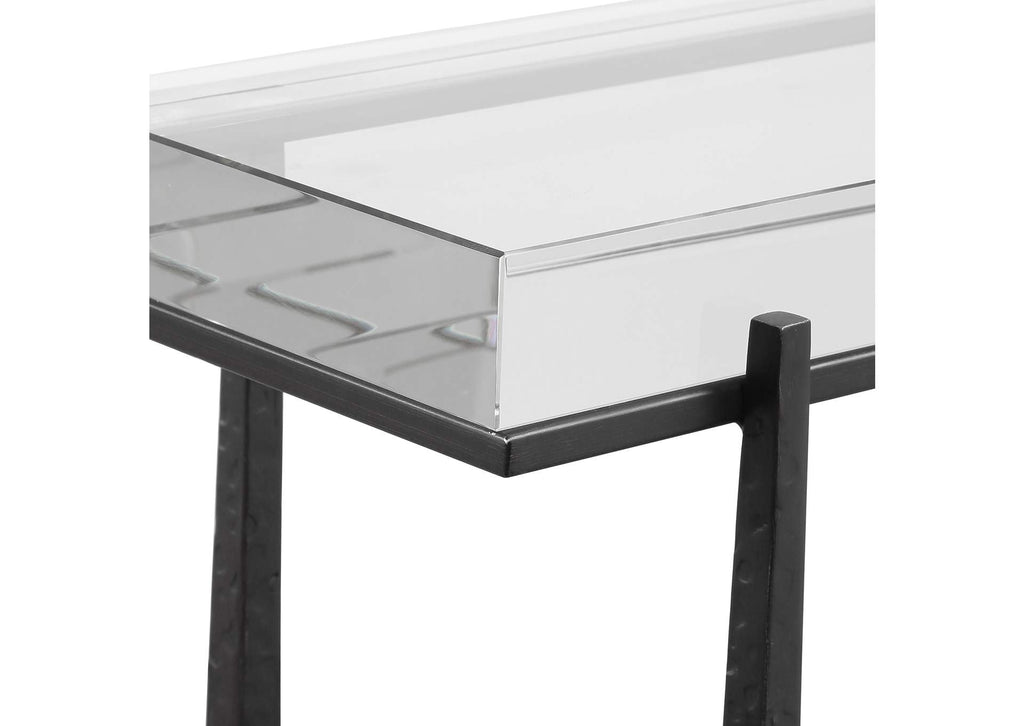 50085 Uttermost Midas Bronze Accent Table