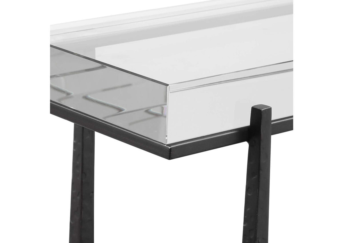50085 Uttermost Midas Bronze Accent Table