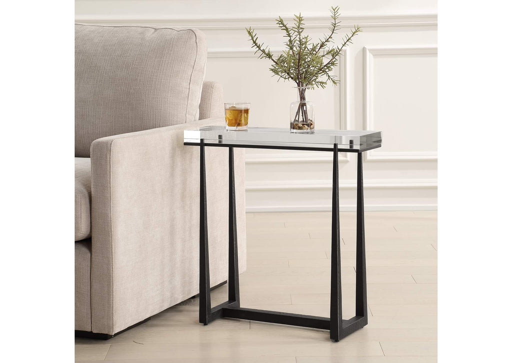 50085 Uttermost Midas Bronze Accent Table