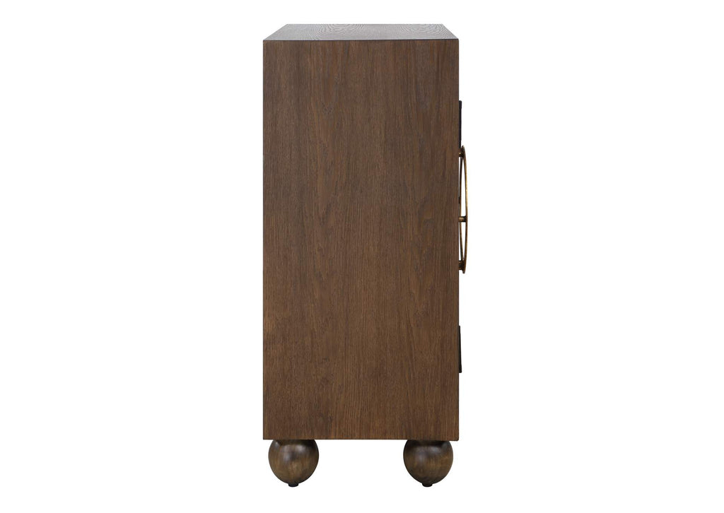 50090 Uttermost Mayenne Door Oak Wood Cabinet