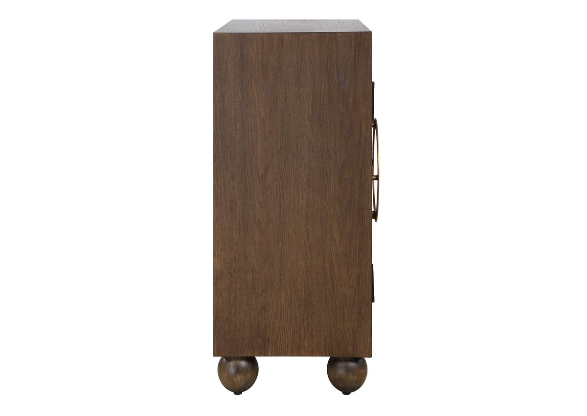 50090 Uttermost Mayenne Door Oak Wood Cabinet