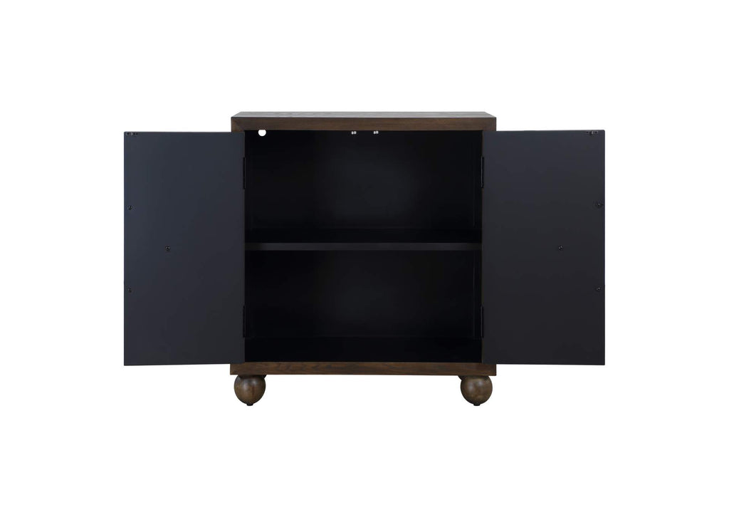 50090 Uttermost Mayenne Door Oak Wood Cabinet