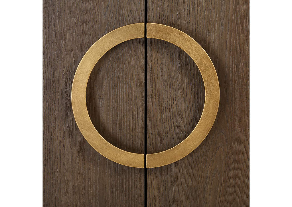 50090 Uttermost Mayenne Door Oak Wood Cabinet