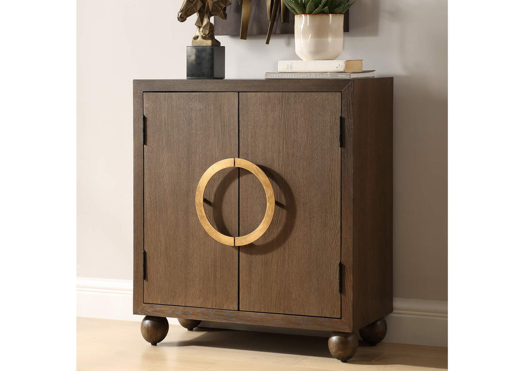 50090 Uttermost Mayenne Door Oak Wood Cabinet