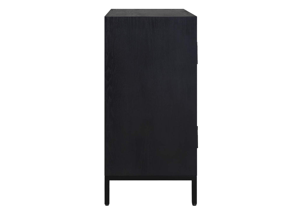 50063 Uttermost Beswick Black Door Cabinet