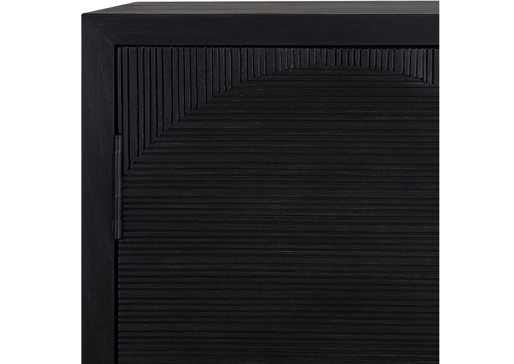 50063 Uttermost Beswick Black Door Cabinet