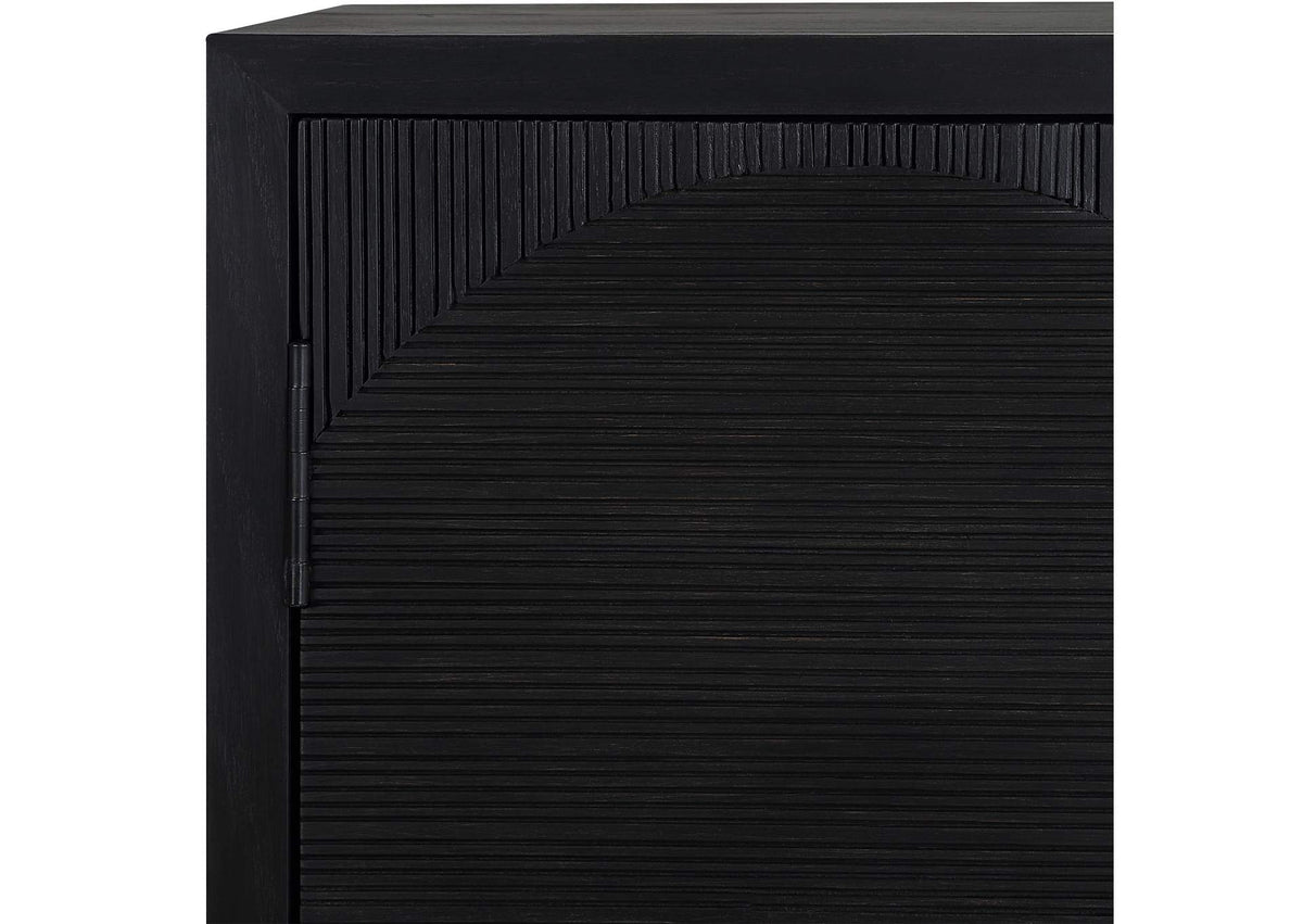 50063 Uttermost Beswick Black Door Cabinet