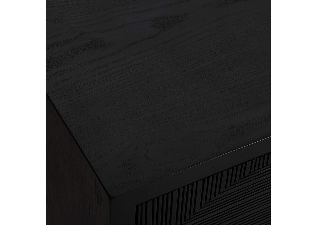 50063 Uttermost Beswick Black Door Cabinet