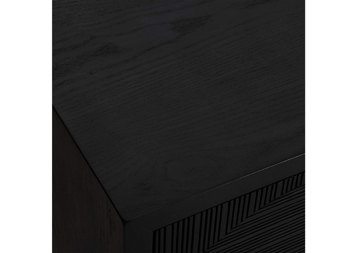 50063 Uttermost Beswick Black Door Cabinet